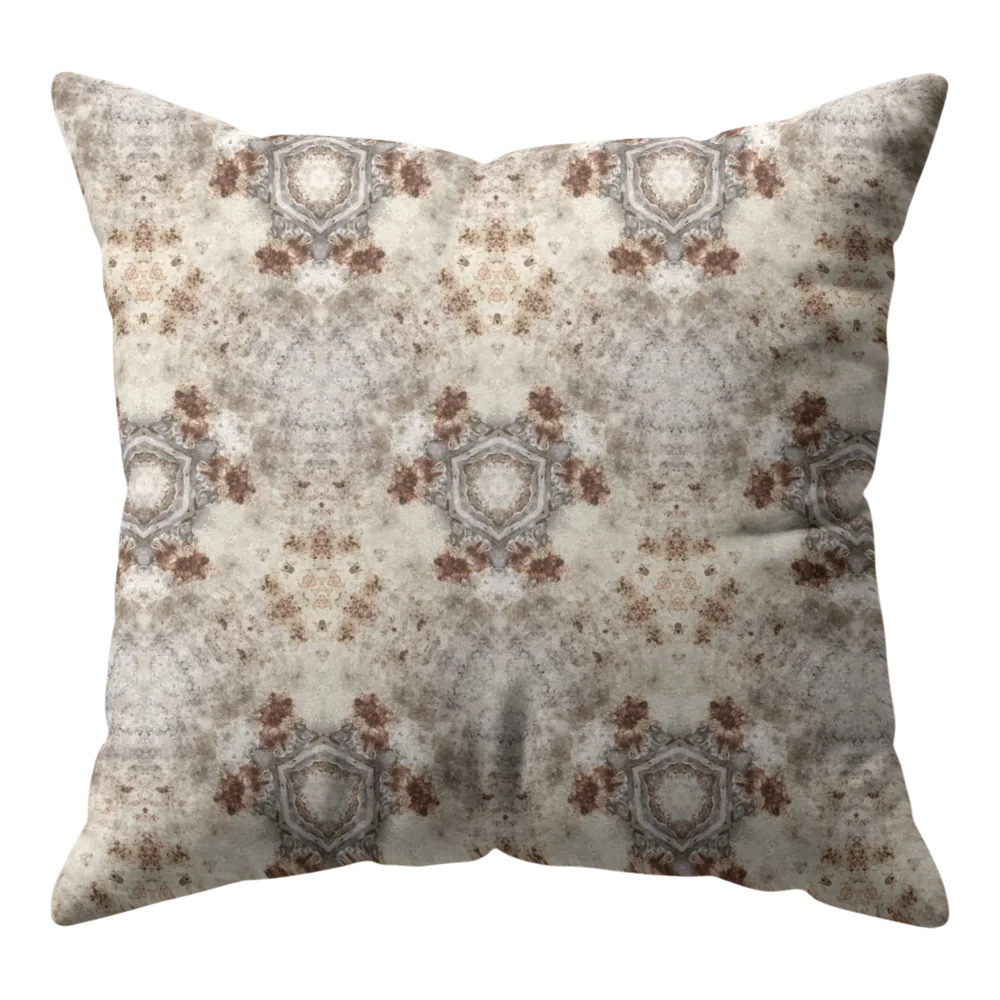 Calligraphic Mosaic cushion cover