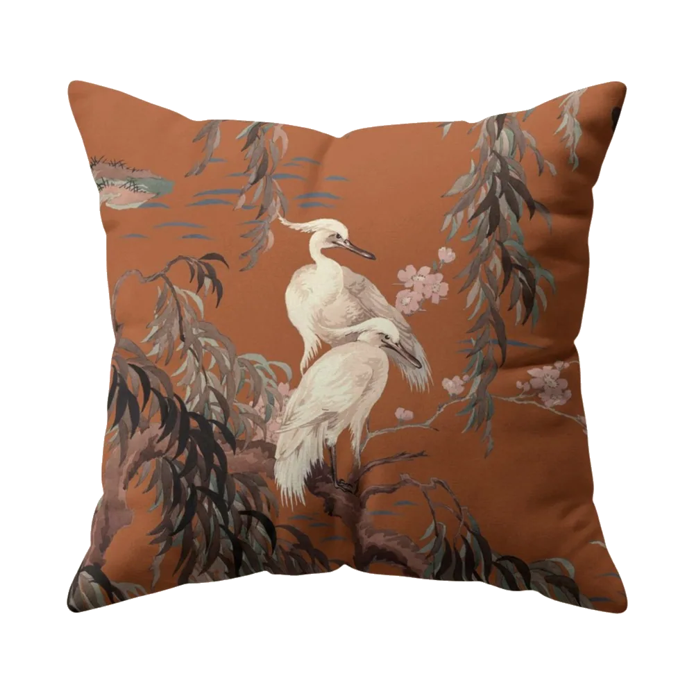 Terracotta Willow cushion cover